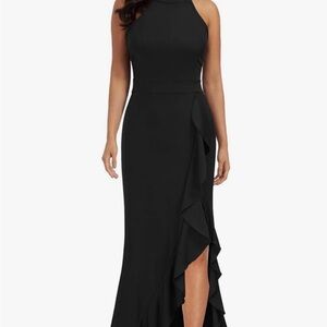 NWOT Mushare Elegant Black Evening Gown